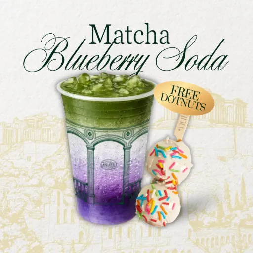 Blueberry Soda Matcha